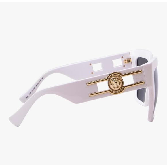 1010. Versace Medusa Deco Butterfly White Sunglasses main image 11